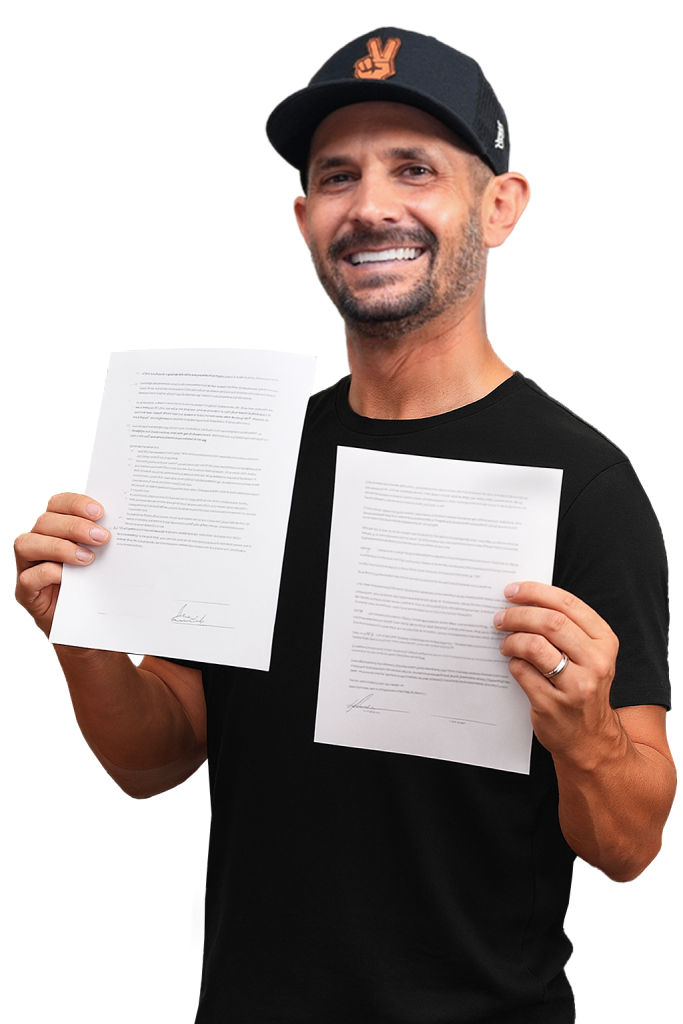 Pace Morby with 2 free contracts to get started in real estate